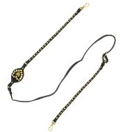 Снимка на CAMPOMAGGI ДАМСКА КОЖЕНА КАИШКА ЗА ТЕЛЕФОН С КАПСИ В ЧЕРНО 3