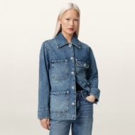 Снимка на ALLSAINTS ДАМСКО ЯКЕ BEX OVERSIZED DENIM JACKET MID INDIGO 1