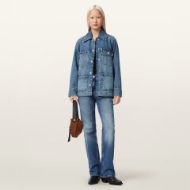 Снимка на ALLSAINTS ДАМСКО ЯКЕ BEX OVERSIZED DENIM JACKET MID INDIGO 6
