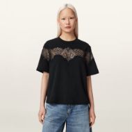 Снимка на ALLSAINTS ДАМСКИ ТОП LISA LACE T-SHIRT В ЧЕРНО 1