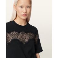 Снимка на ALLSAINTS ДАМСКИ ТОП LISA LACE T-SHIRT В ЧЕРНО 3