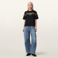 Снимка на ALLSAINTS ДАМСКИ ТОП LISA LACE T-SHIRT В ЧЕРНО 5