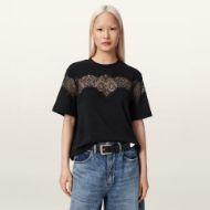 Снимка на ALLSAINTS ДАМСКИ ТОП LISA LACE T-SHIRT В ЧЕРНО 4