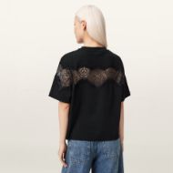 Снимка на ALLSAINTS ДАМСКИ ТОП LISA LACE T-SHIRT В ЧЕРНО 2