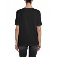 Снимка на REPLAY ДАМСКИ ТОП COTTON JERSEY TSHIRT В ЧЕРНО 2