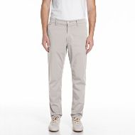 Снимка на REPLAY МЪЖКИ ПАНТАЛОНИ BENNI 5 OZ STRETCH BULL DENIM PANTS В КОСТНО СИВО 1