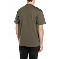 Снимка на REPLAY МЪЖКА БЛУЗА CREW-NECK T-SHIRT WITH SMALL CHEST PRINT В ЗЕЛЕНО 2