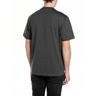 Снимка на REPLAY МЪЖКА БЛУЗА CREW-NECK T-SHIRT WITH SMALL CHEST PRINT В ЖЕЛЯЗНО СИВО 2