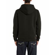 Picture of REPLAY MEN'S HOODY WITH LOGO BLACK 2