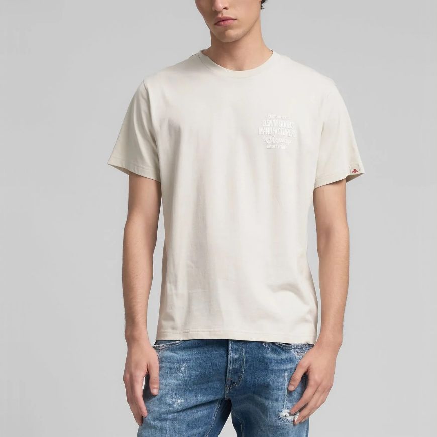 Picture of REPLAY MEN'S ORGANIC COTTON T-SHIRT CLOUD