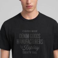 Picture of REPLAY MEN'S ORGANIC COTTON JERSEY T-SHIRT BLACK 5