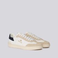 Picture of REPLAY MEN'S PIPER DUAL LEATHER SNEAKERS BEIGE WHITE 2
