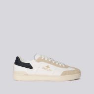 Picture of REPLAY MEN'S PIPER DUAL LEATHER SNEAKERS BEIGE WHITE 1