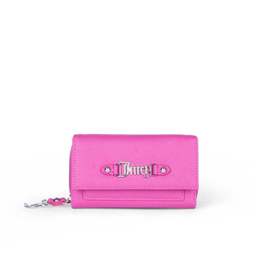 Снимка на JUICY COUTURE ДАМСКО ПОРТМОНЕ AURORA MEDIUM ZIP WALLET SUPER PINK