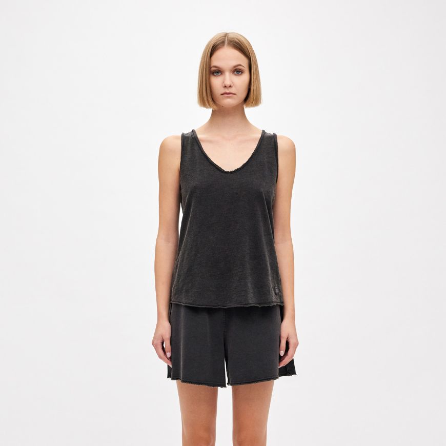 Снимка на DIRTY LAUNDRY ДАМСКИ ТОП TANK TOP VINTAGE BLACK