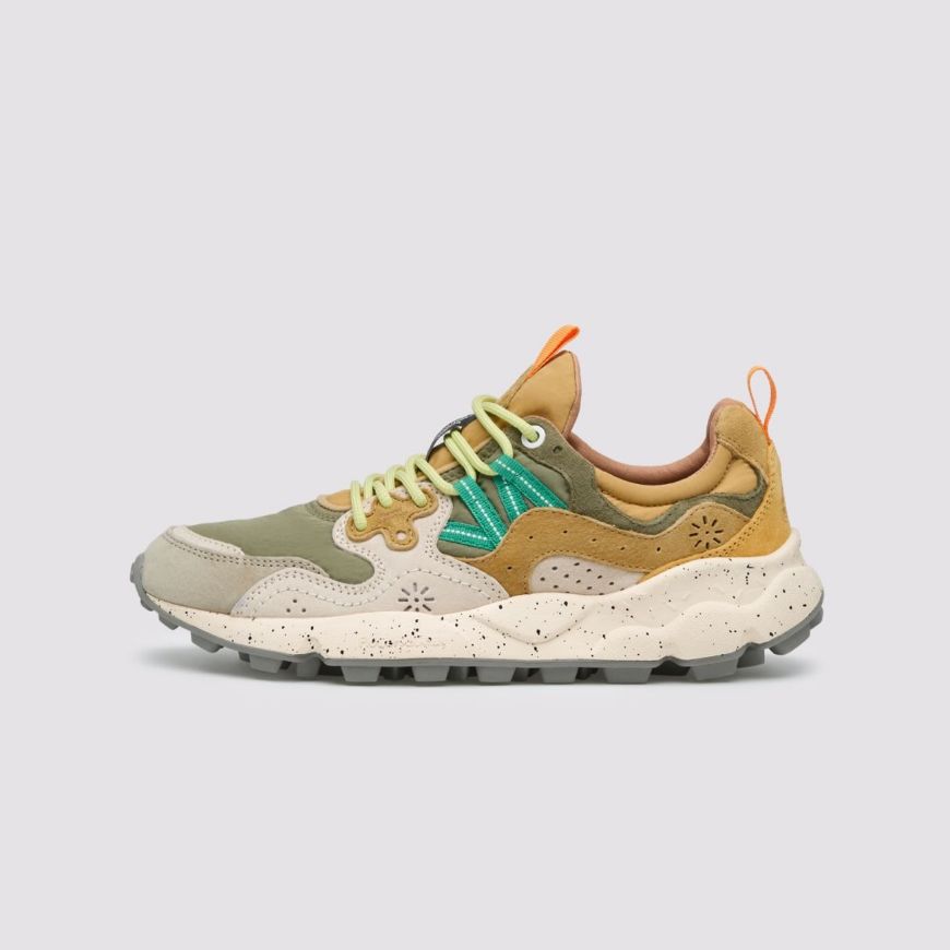 Снимка на FLOWER MOUNTAIN МЪЖКИ ОБУВКИ YAMANO 3 UNI SUEDE AND TECHNICAL FABRIC SNEAKERS - GREY-WHITE-TAUPE