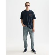 Picture of SCOTCH&SODA MEN'S THE DEAN LOOSE TAPER JEANS IN BLUE 7
