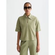 Picture of SCOTCH&SODA WOMEN'S UTILITY SHORT SLEEVE SHIRT IN GREEN 4