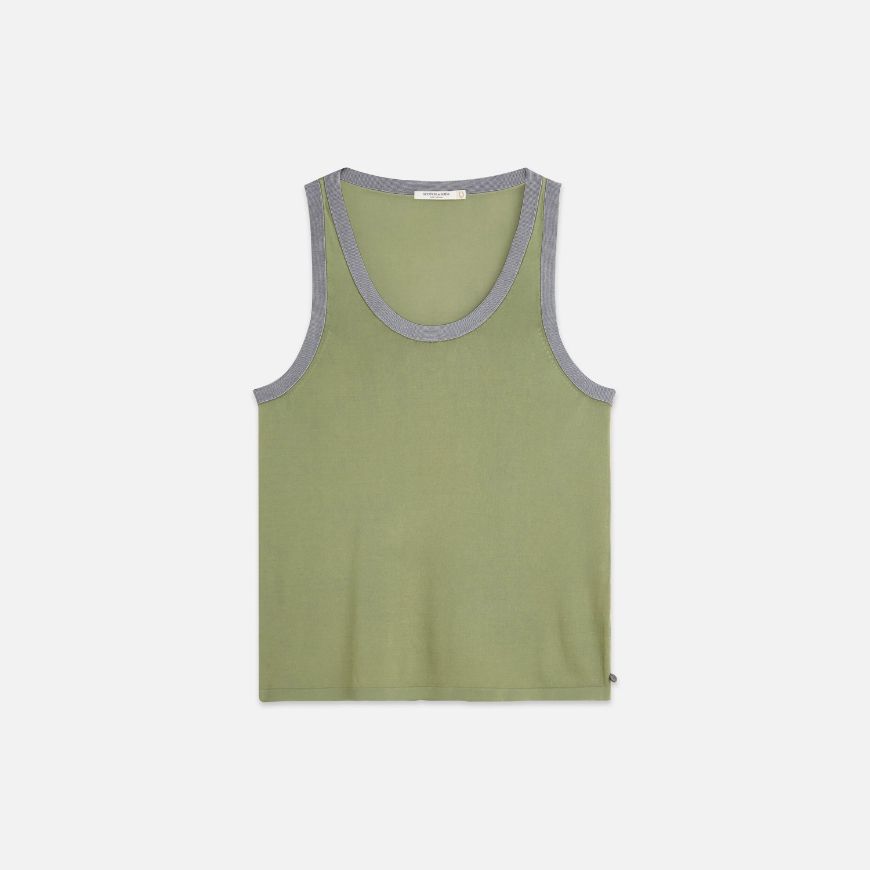 Снимка на SCOTCH&SODA ДАМСКИ ТОП STRIPE TRIM RELAXED KNITTED VEST В ЗЕЛЕНО