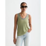 Снимка на SCOTCH&SODA ДАМСКИ ТОП STRIPE TRIM RELAXED KNITTED VEST В ЗЕЛЕНО 4