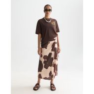 Снимка на SCOTCH&SODA ДАМСКА БЛУЗА FRONT BACK ARTWORK LOOSE-FIT В КАФЯВО 7