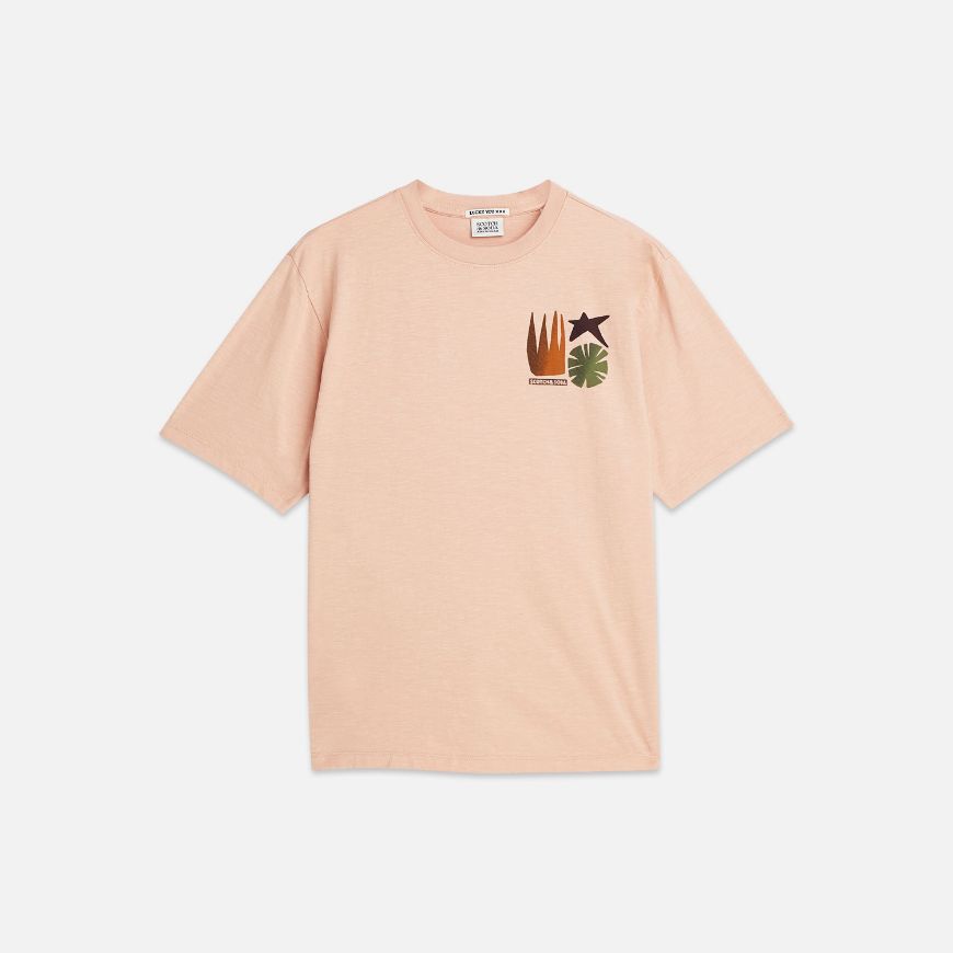 Снимка на SCOTCH&SODA ДАМСКА БЛУЗА FRONT BACK ARTWORK LOOSE-FIT В РОЗОВО