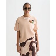 Снимка на SCOTCH&SODA ДАМСКА БЛУЗА FRONT BACK ARTWORK LOOSE-FIT В РОЗОВО 4