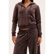 Снимка на JUICY COUTURE ДАМСКИ СУИТШЪРТ CLASSIC VELOUR ROBERTSON GOLD HOODIE JAVA 4