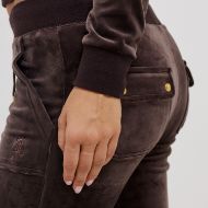 Снимка на JUICY COUTURE ДАМСКИ СПОРТЕН ПАНТАЛОН CLASSIC VELOUR DEL RAY GOLD POCKETED BOTOMS JAVA 6