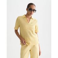 Снимка на SCOTCH&SODA ДАМСКИ ПУЛОВЕР CROCHET POLO В ЖЪЛТО 4