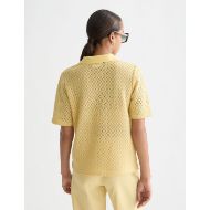 Снимка на SCOTCH&SODA ДАМСКИ ПУЛОВЕР CROCHET POLO В ЖЪЛТО 5
