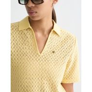 Снимка на SCOTCH&SODA ДАМСКИ ПУЛОВЕР CROCHET POLO В ЖЪЛТО 6