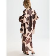 Picture of SCOTCH&SODA WOMEN'S LINEN BLEND PRINTED SHIRT IN MULTICOLOUR 6