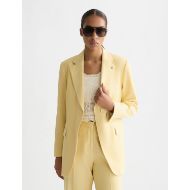 Picture of SCOTCH&SODA WOMEN'S RELAXED SINGLE BREASTED BLAZER IN YELLOW 4