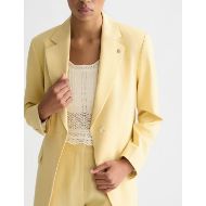 Picture of SCOTCH&SODA WOMEN'S RELAXED SINGLE BREASTED BLAZER IN YELLOW 6