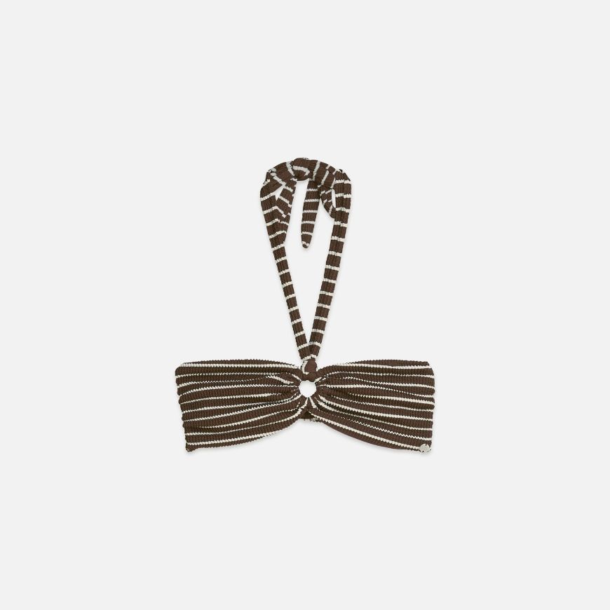 Снимка на SCOTCH&SODA ДАМСКО ГОРНИЩЕ НА БАНСКИ BANDEAU BIKINI TOP В КАФЯВО