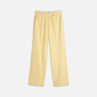 Picture of SCOTCH&SODA WOMEN'S EDIE - HIGH RISE WIDE LEG PANTS IN YELLOW 1