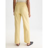 Picture of SCOTCH&SODA WOMEN'S EDIE - HIGH RISE WIDE LEG PANTS IN YELLOW 5