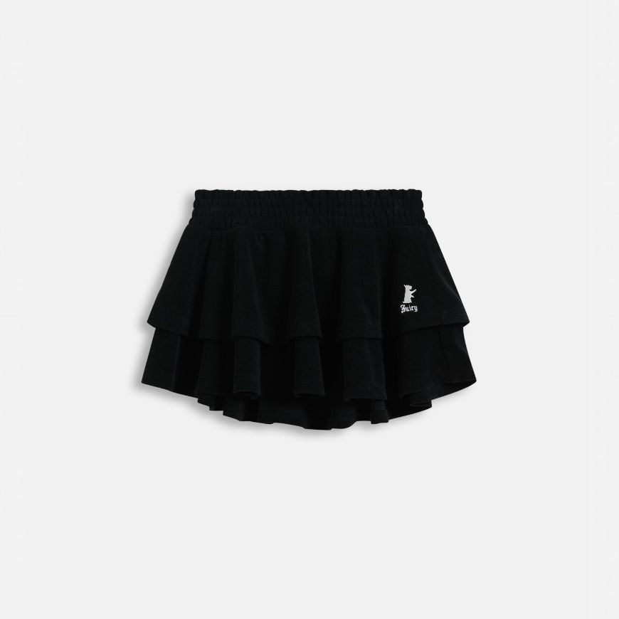 Снимка на JUICY COUTURE ДАМСКА ПОЛА SMOCKED TIER SKIRT BLACK