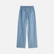 Picture of SCOTCH&SODA WOMEN'S NOA - BLUE MOON INDIGO LIGHTWEIGHT PANT IN BLUE 2