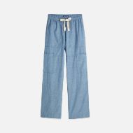 Picture of SCOTCH&SODA WOMEN'S NOA - BLUE MOON INDIGO LIGHTWEIGHT PANT IN BLUE 1