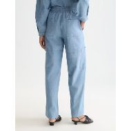 Picture of SCOTCH&SODA WOMEN'S NOA - BLUE MOON INDIGO LIGHTWEIGHT PANT IN BLUE 5
