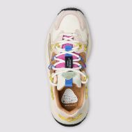 Picture of FLOWER MOUNTAIN WOMEN'S YAMABUSHI WOMAN SUEDE AND TECHNICAL FABRIC SNEAKERS - RIPSTOP CIPRIA-STONE-F 2