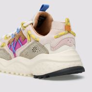 Picture of FLOWER MOUNTAIN WOMEN'S YAMABUSHI WOMAN SUEDE AND TECHNICAL FABRIC SNEAKERS - RIPSTOP CIPRIA-STONE-F 5