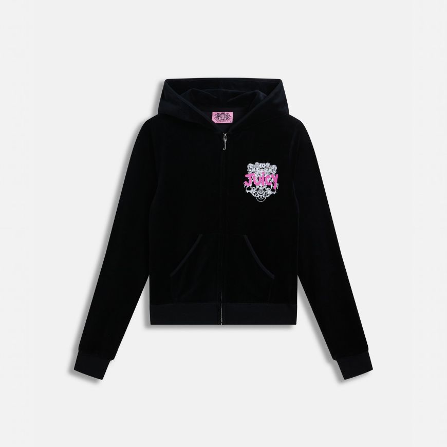 Снимка на JUICY COUTURE ДАМСКИ СУИТШЪРТ JUICY ROBYN HOODIE BLACK