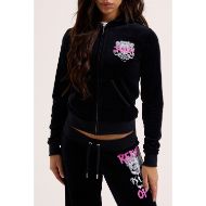 Снимка на JUICY COUTURE ДАМСКИ СУИТШЪРТ JUICY ROBYN HOODIE BLACK 3