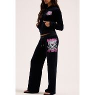 Снимка на JUICY COUTURE ДАМСКИ СПОРТЕН ПАНТАЛОН JUICY OG STRAIGHT PANT BLACK 5