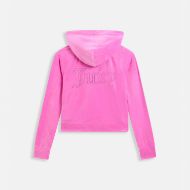 Снимка на JUICY COUTURE ДАМСКИ СУИТШЪРТ CLASSIC VELOUR MADISON OUTLINE HOODIE SUPER PINK 2