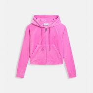 Снимка на JUICY COUTURE ДАМСКИ СУИТШЪРТ CLASSIC VELOUR MADISON OUTLINE HOODIE SUPER PINK 1