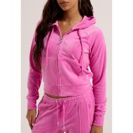 Снимка на JUICY COUTURE ДАМСКИ СУИТШЪРТ CLASSIC VELOUR MADISON OUTLINE HOODIE SUPER PINK 5